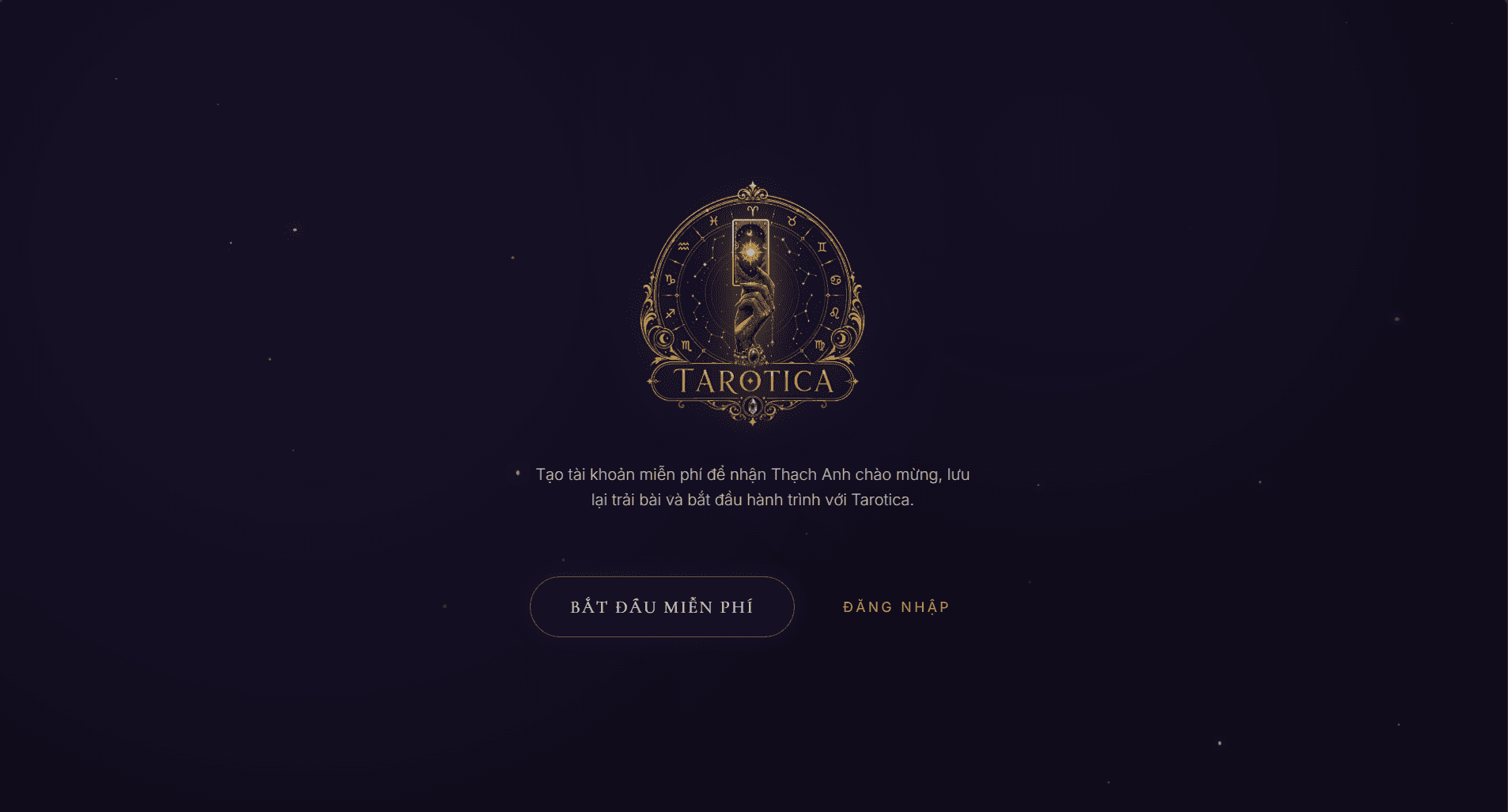 Cosmic Landing & Immersive Introspection Gateway (/)